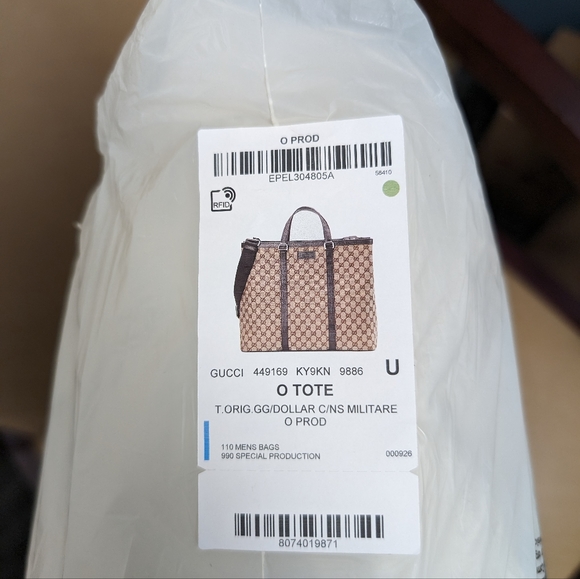 Gucci Unisex Brown Original GG Shopping Tote Handbag 449169 - Picture 6 of 8